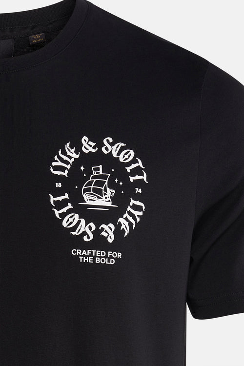 T-shirt met korte mouwen - zwart