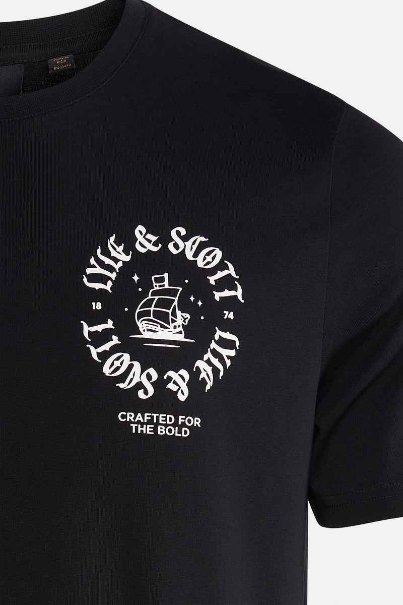 T-shirt met korte mouwen - zwart