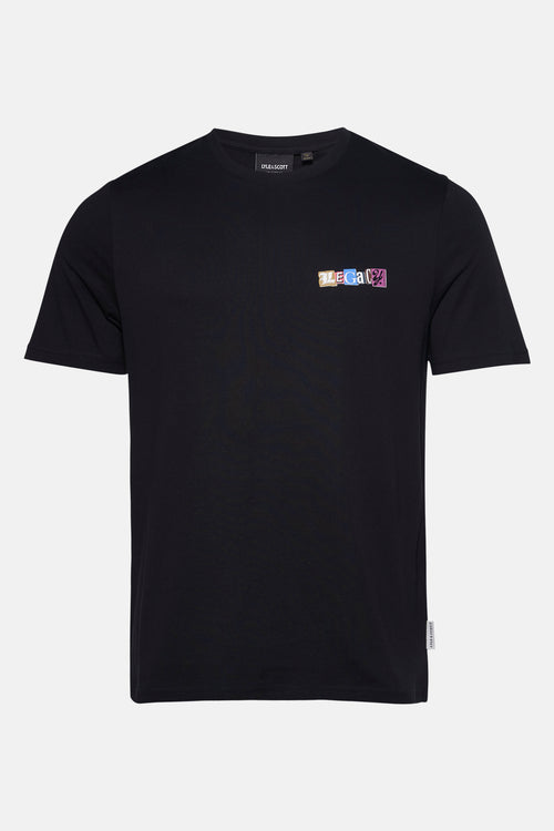 T-shirt met korte mouwen - zwart