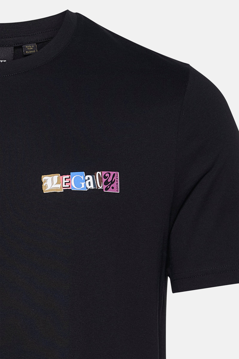 T-shirt met korte mouwen - zwart