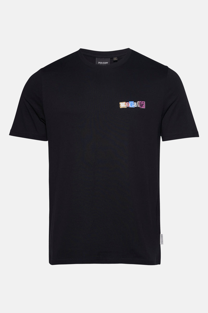 T-shirt met korte mouwen - zwart