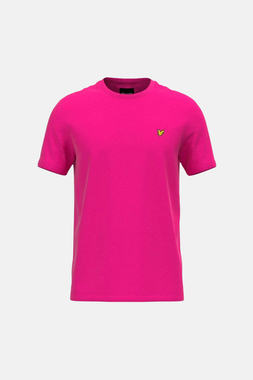 T-shirt à manches courtes rose de LYLE & SCOTT avec un logo discret sur la poitrine.