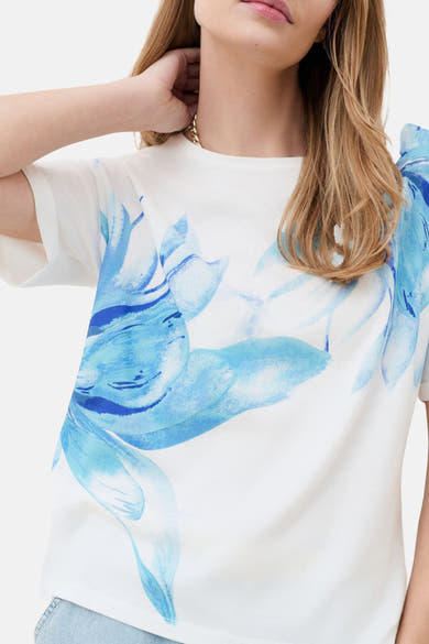 T-shirt met korte mouwen - Wit