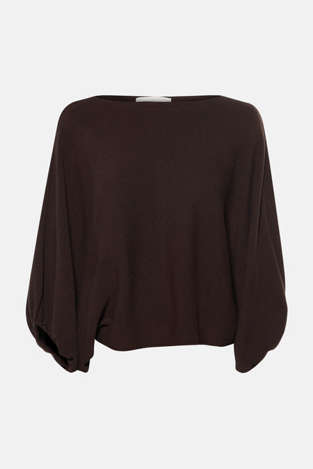 Pull O-hals - bruin