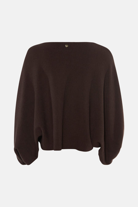Pull O-hals - bruin
