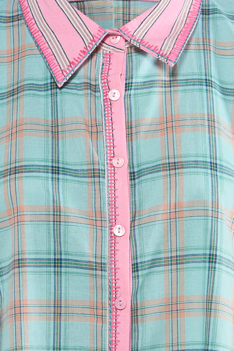 Blouse à manches courtes - multicolore