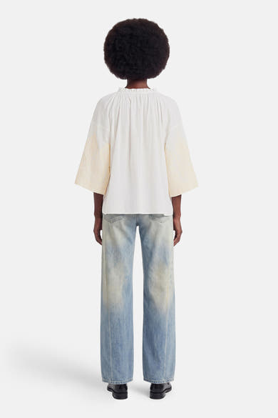 Blouse met lange mouwen - Wit