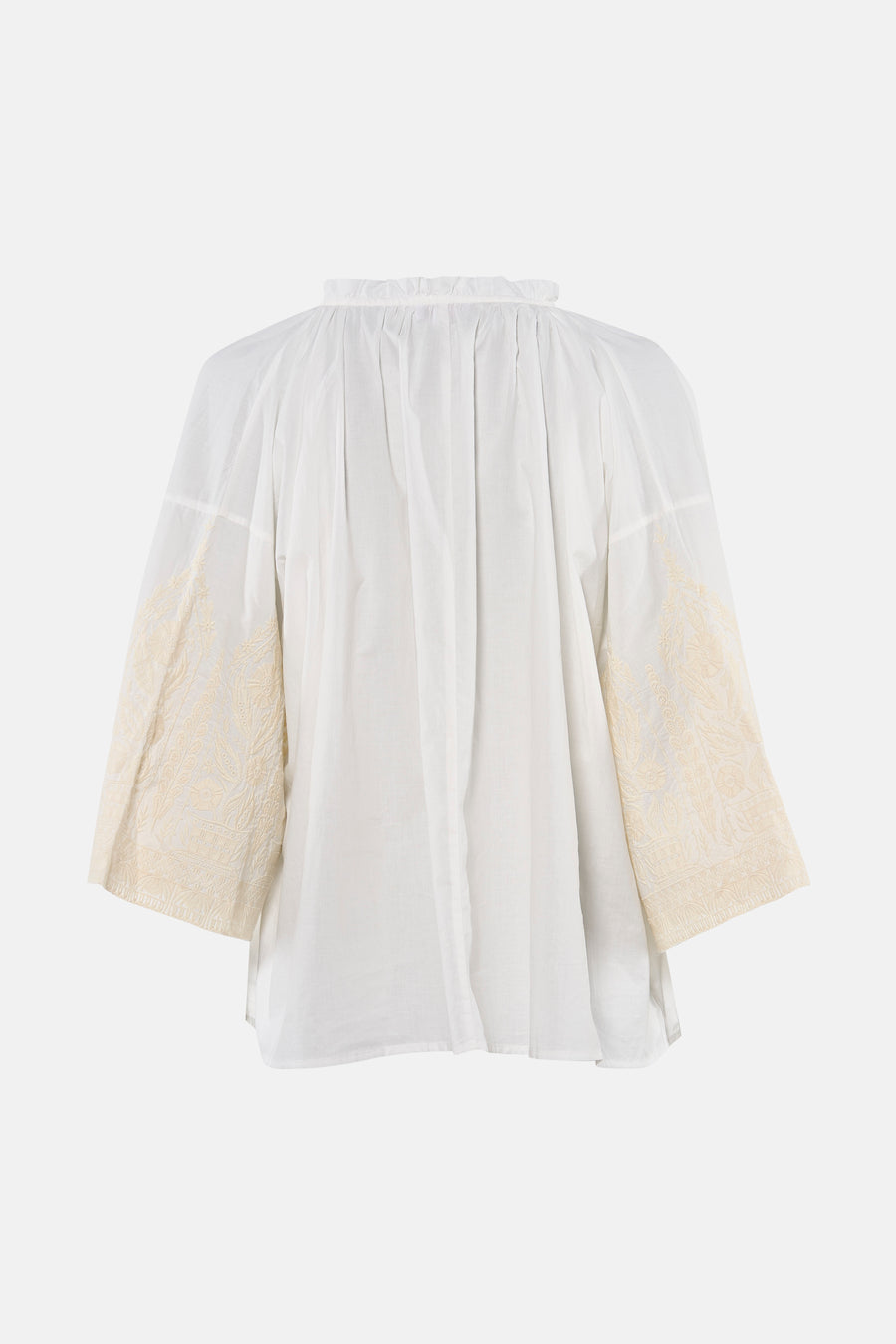 Blouse à manches longues - Blanc