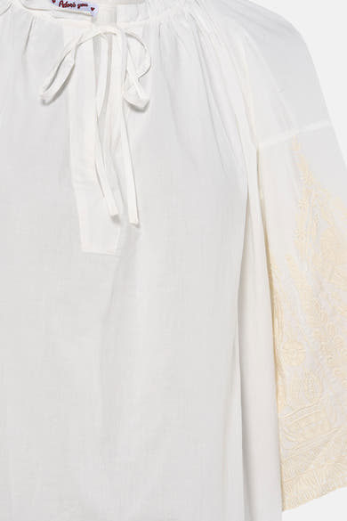 Blouse à manches longues - Blanc