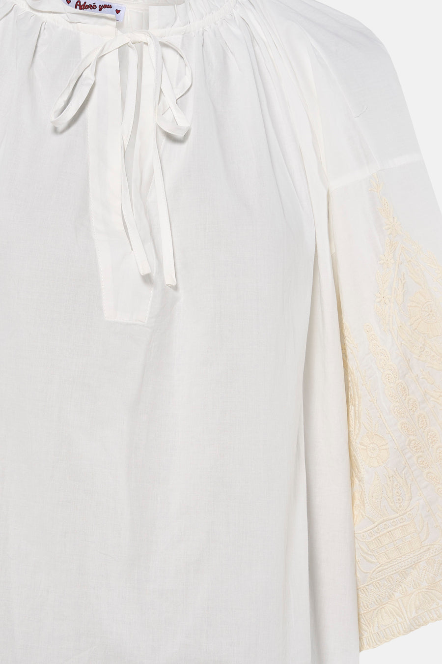 Blouse à manches longues - Blanc