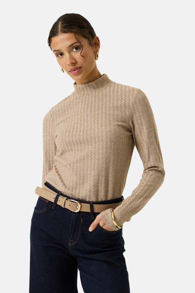 Top (lange mouwen) beige - GARCIA