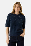 Trui met ronde hals blauw - GARCIA