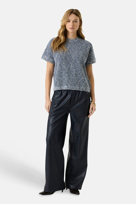 Trui met ronde hals blauw - GARCIA