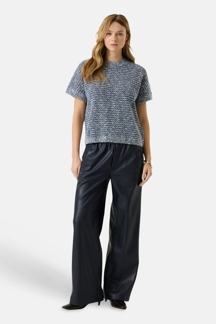 Trui met ronde hals blauw - GARCIA