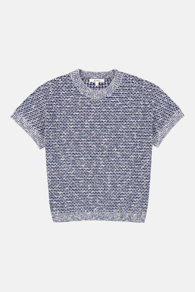 Trui met ronde hals blauw - GARCIA