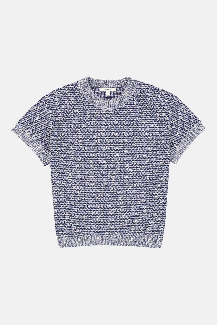 Trui met ronde hals blauw - GARCIA