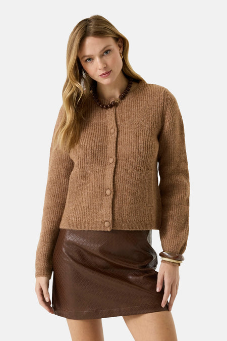 Cardigan - cognac