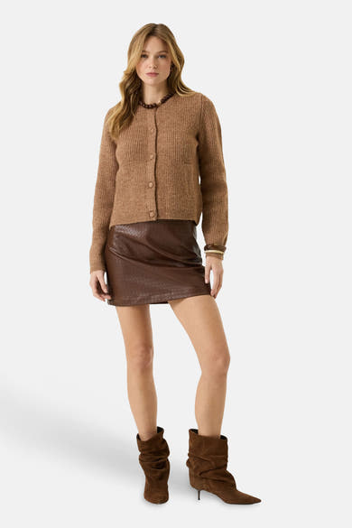 Cardigan cognac - GARCIA