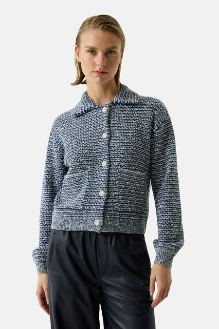 Cardigan bleu - GARCIA