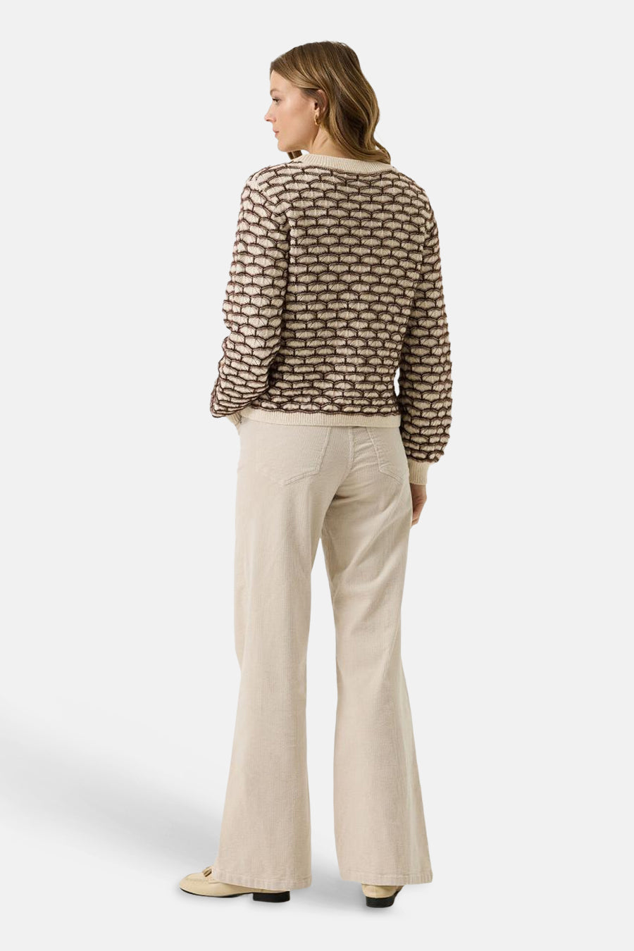 Pull col rond multicolore - GARCIA