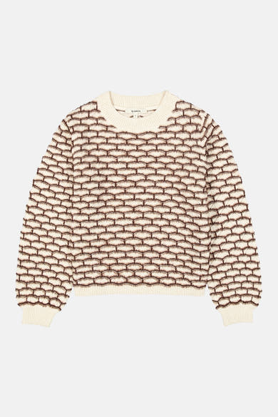 Pull col rond multicolore - GARCIA