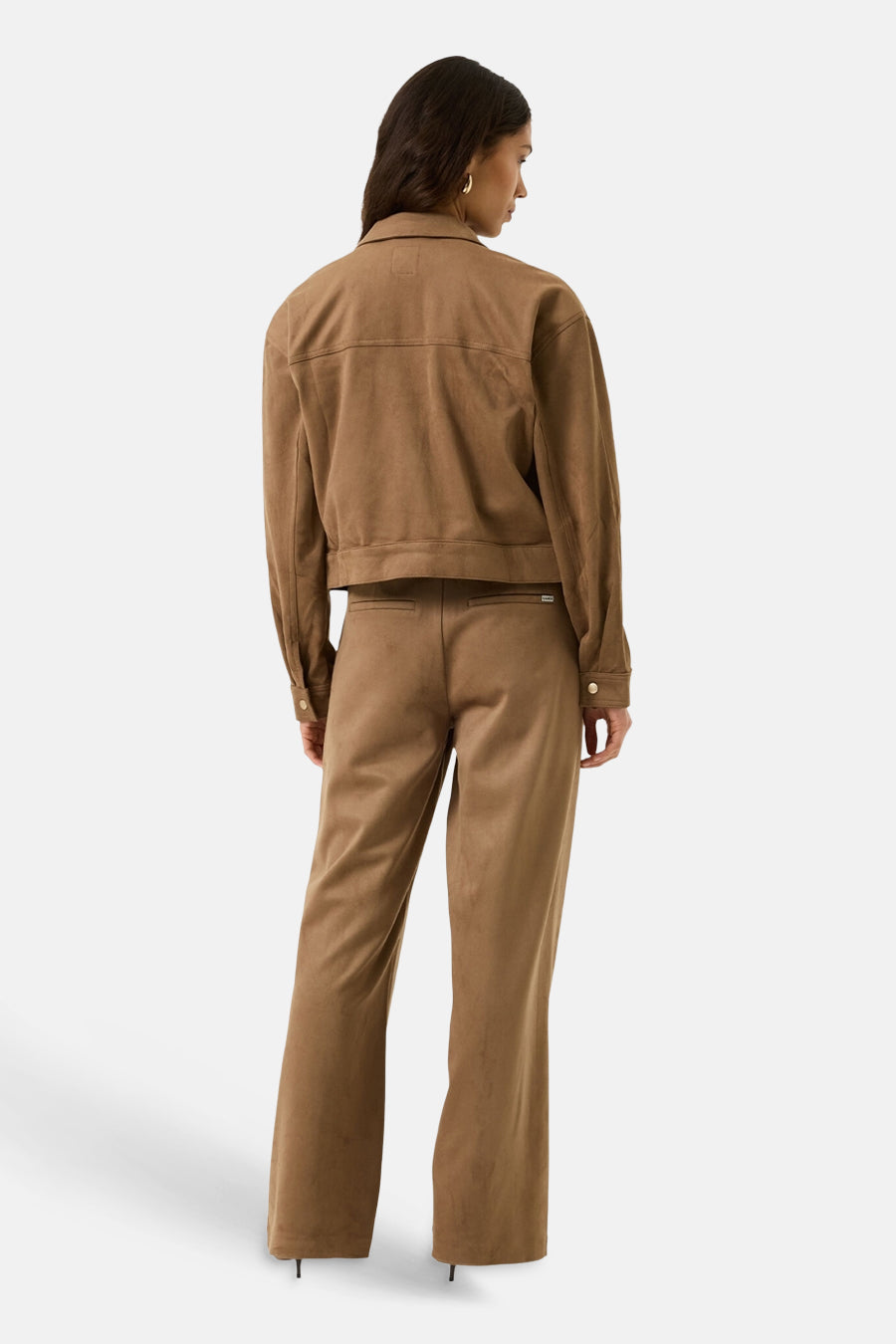 Dames tops jas overshirt cognac - GARCIA