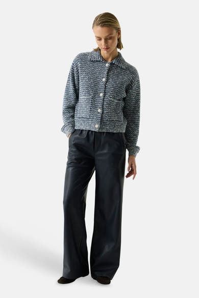 Dames sb seizoensbroek elastic bleu - GARCIA