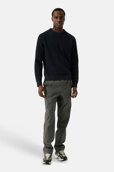 Trui met ronde hals blauw - GARCIA