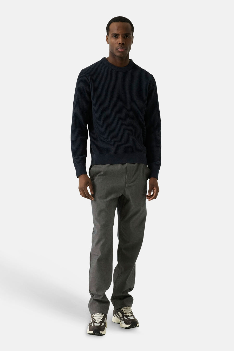 Trui met ronde hals blauw - GARCIA
