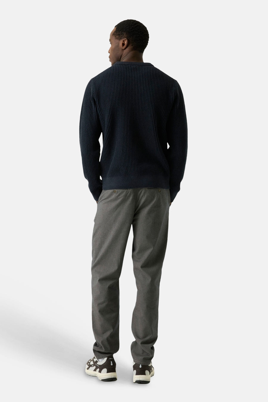 Trui met ronde hals blauw - GARCIA