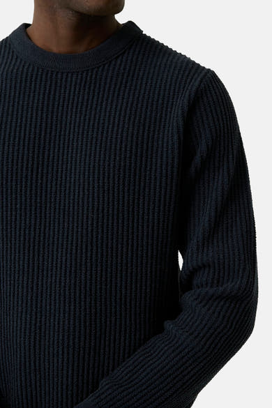 Trui met ronde hals blauw - GARCIA