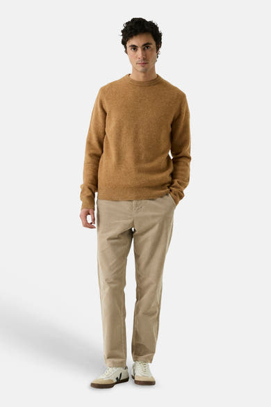 Pull col rond ocre - GARCIA