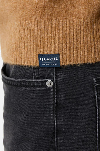 Pull col rond ocre - GARCIA
