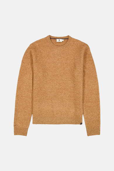 Pull col rond ocre - GARCIA