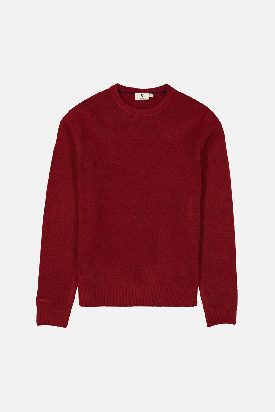Trui met ronde hals rood - GARCIA