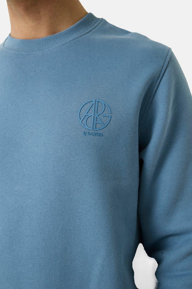 Sweater met ronde hals blauw - GARCIA