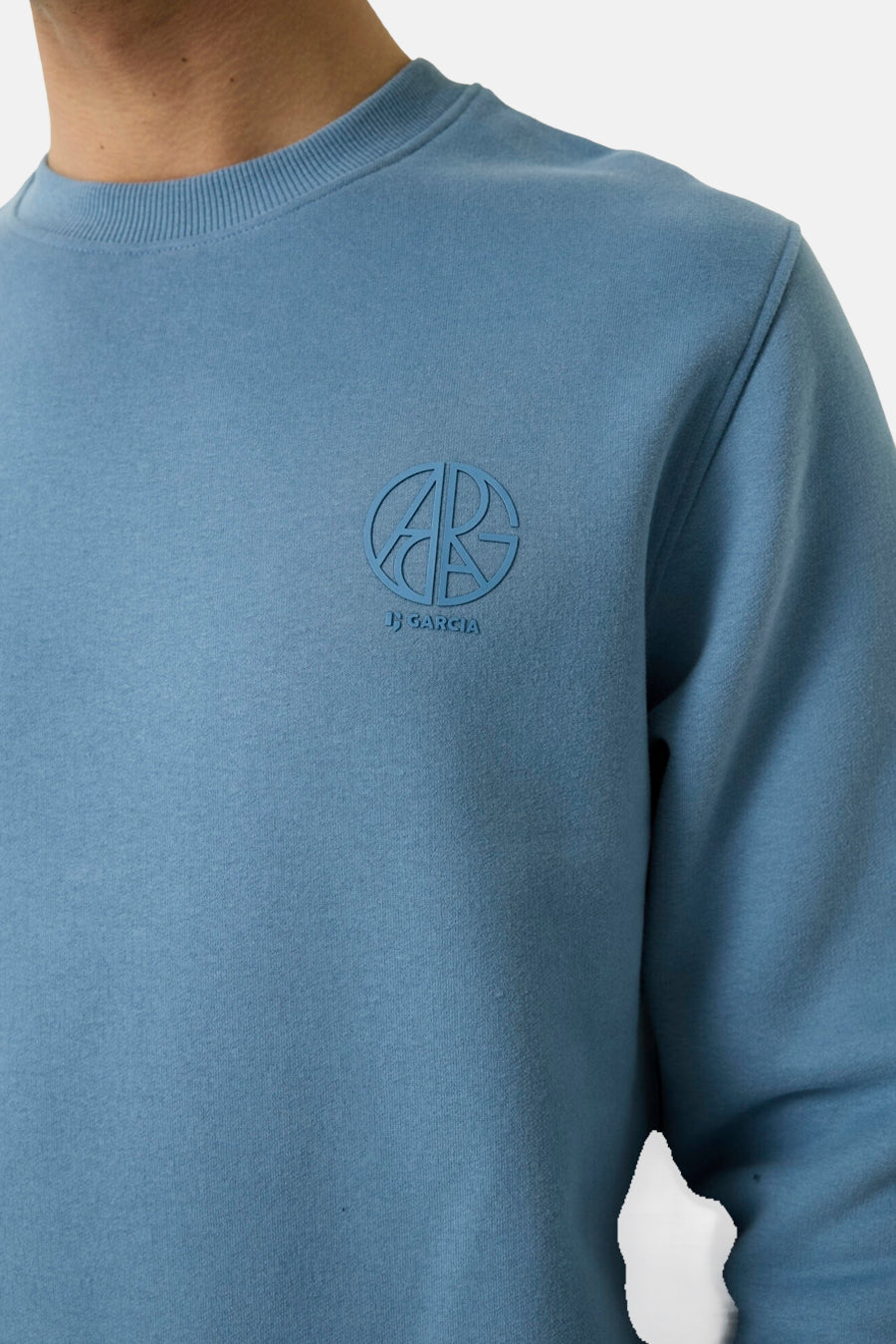 Sweater met ronde hals blauw - GARCIA
