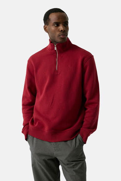 Sweater met kap rood - GARCIA