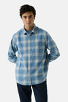 Hemd (lange mouwen) blauw - GARCIA