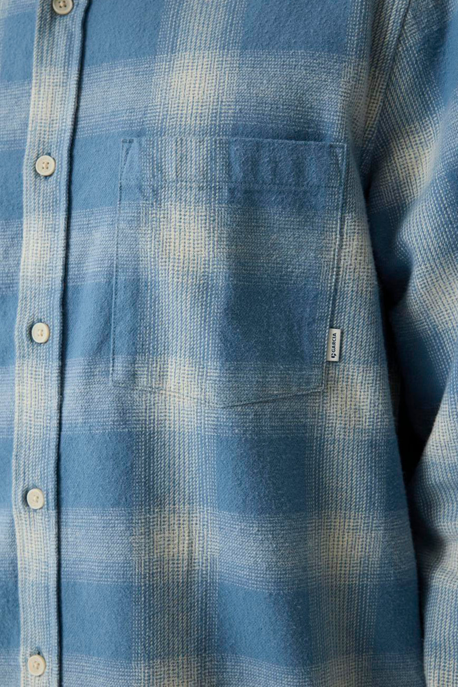 Hemd (lange mouwen) blauw - GARCIA
