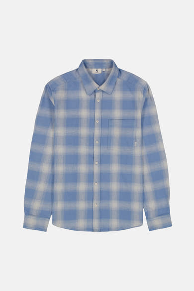 Hemd (lange mouwen) blauw - GARCIA
