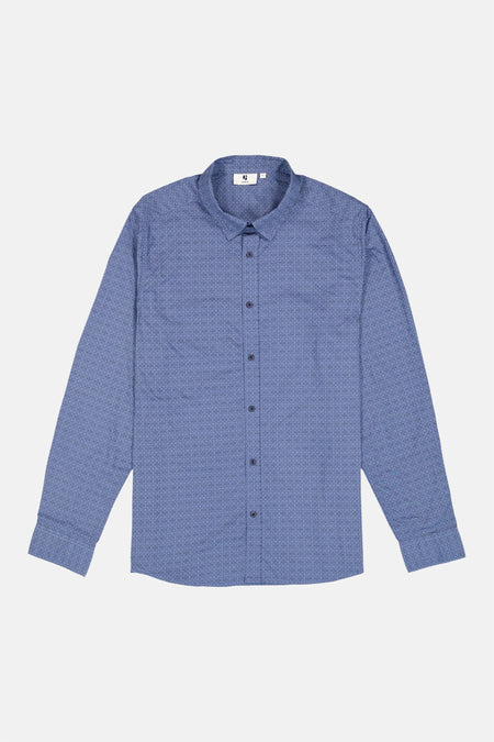 Chemise à manches longues - bleu