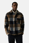 Heren tops jas overshirt ocre - GARCIA