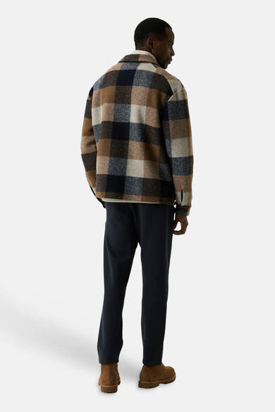 Heren tops jas overshirt ocre - GARCIA