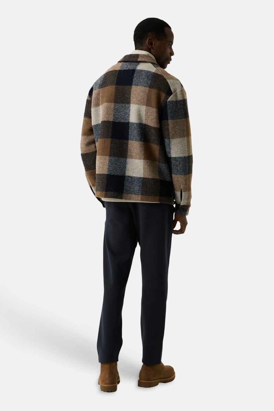 Heren tops jas overshirt ocre - GARCIA
