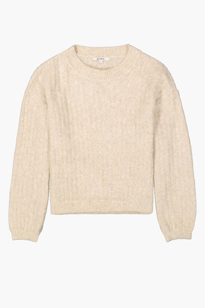Trui met ronde hals Beige - GARCIA