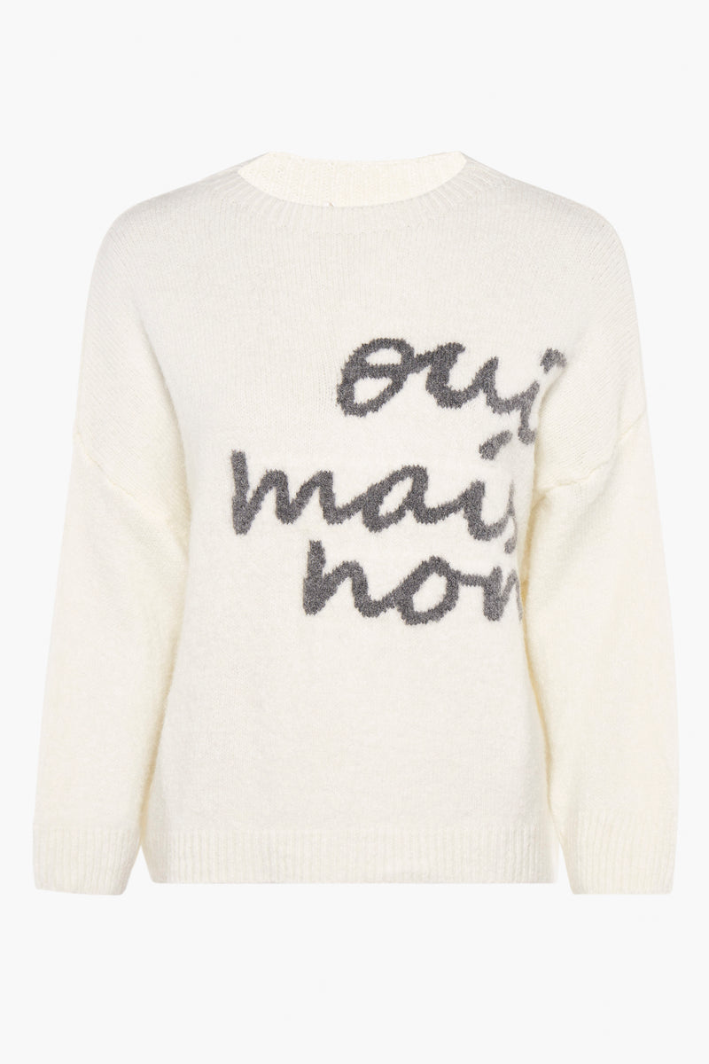 Pull col rond Écru - AMELIE ET AMELIE
