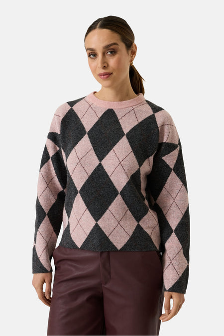 Pull col O - multicolore