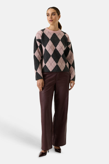 Pull col O - multicolore