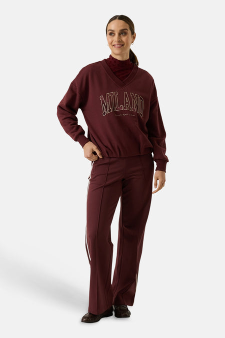 Sweater met ronde hals rood - GARCIA